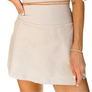 Abercrombie YPB SculptLuxe Skort - Beige/Taupe
